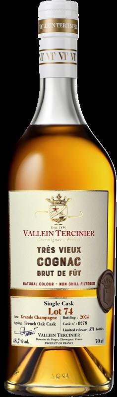 Cognac - Vallein Tercinier LOT 74, Single Cask 1974, Grande Champagne