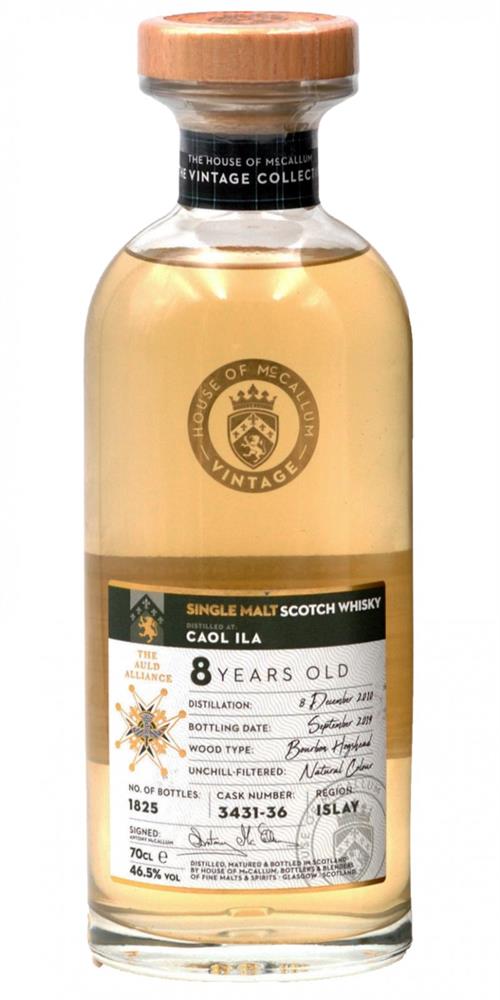 McCallum Caol Ila 8 års, 0,7 l